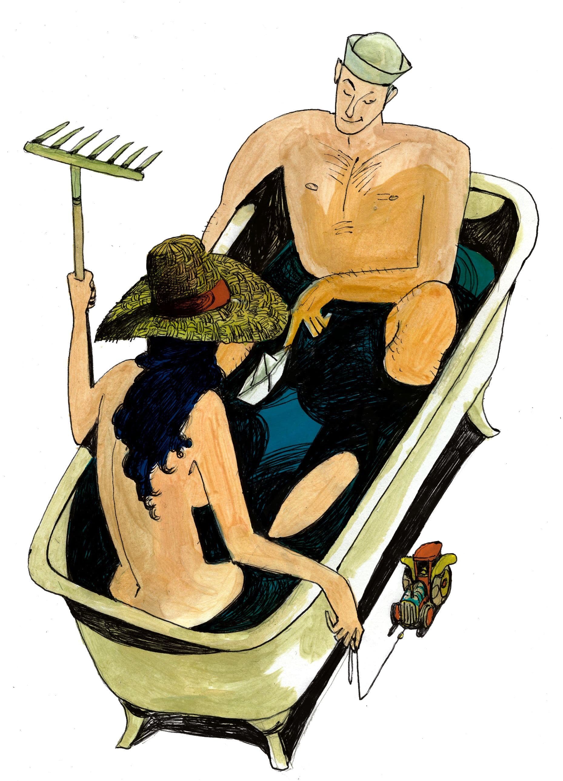 Illustrations for Cartaresistente Web Magazine